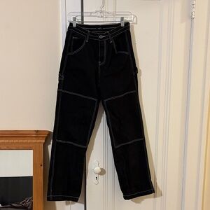 Rue21 Women’s Black Carpenter with Contrast Stitching